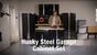 6 ft. Adjustable Height Solid Wood Top Workbench in Black for Ready to Assemble Steel Garage Storage System