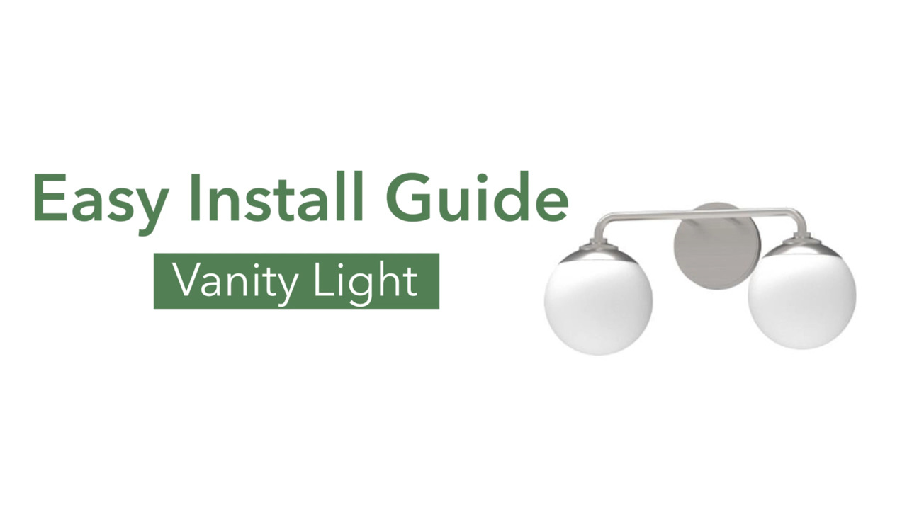 Hunter - Hepburn 25 in. 3 Light Brushed Nickel Vanity Light with Frosted Glass Bathroom Light