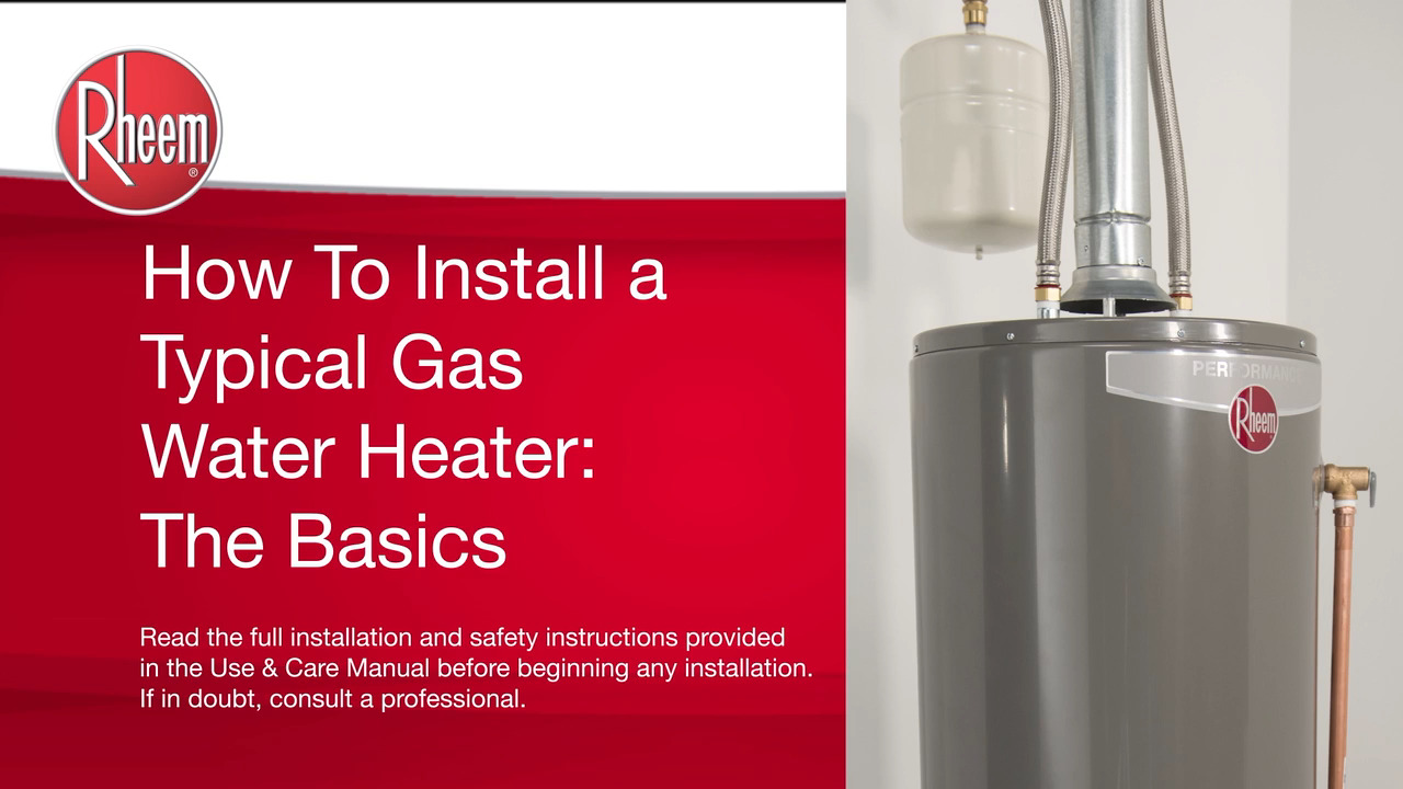 Rheem Performance 40 Gal. Short 34,000 BTU Natural Gas Water 