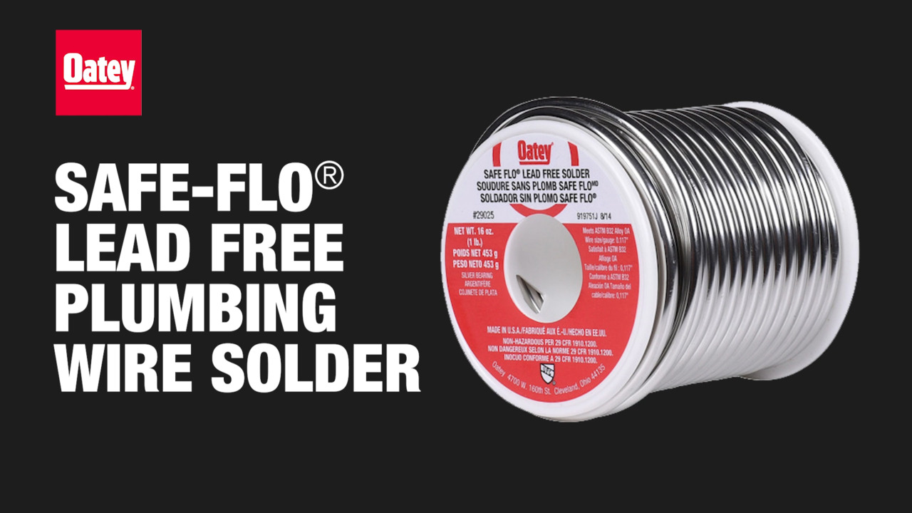 Oatey Safe Flo Lead Free Plumbing Wire Solder Silver for sale online 