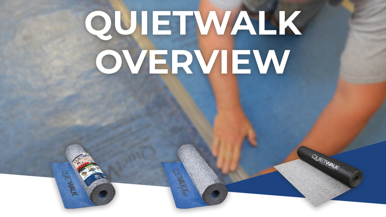QuietWalk 360 Square Foot Luxury Vinyl Sound Reflecting Flooring Underlayment