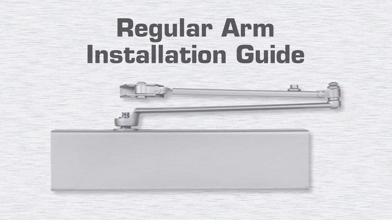 Heavy-Duty All-in-One Aluminum Commercial Door Closer Heavy-Duty All-in-One Aluminum Commercial Door Closer
