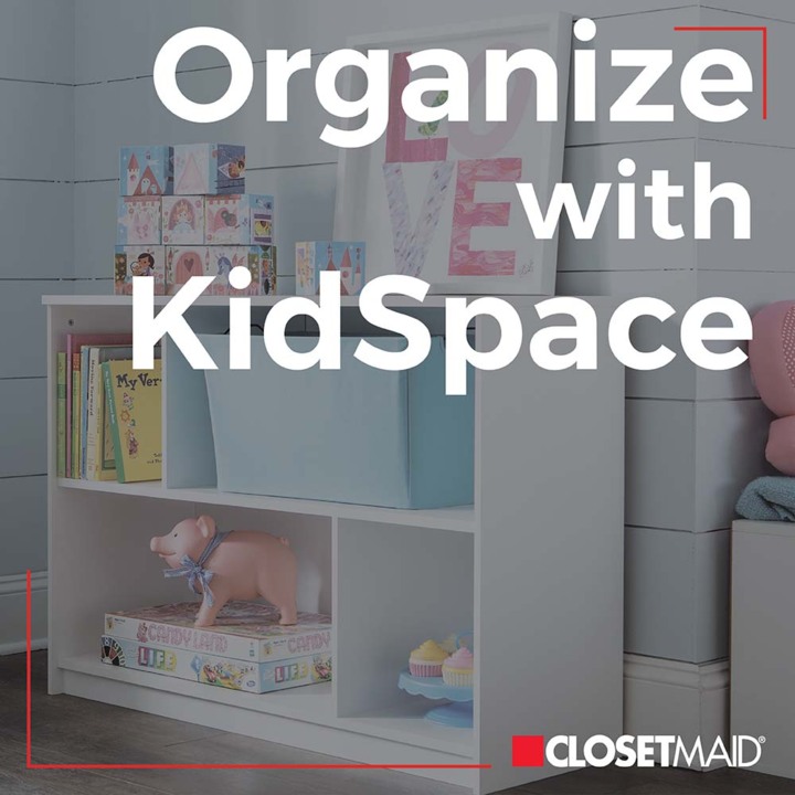 9 Bin Kids' Toy Storage Organizer with Chalkboard Side Panel White - Humble  Crew