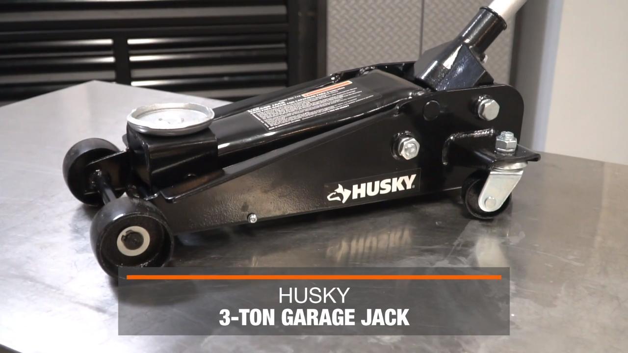 Husky 3-Ton Low Profile Car Jack with Quick Lift HD00120-DIP - The Home  Depot