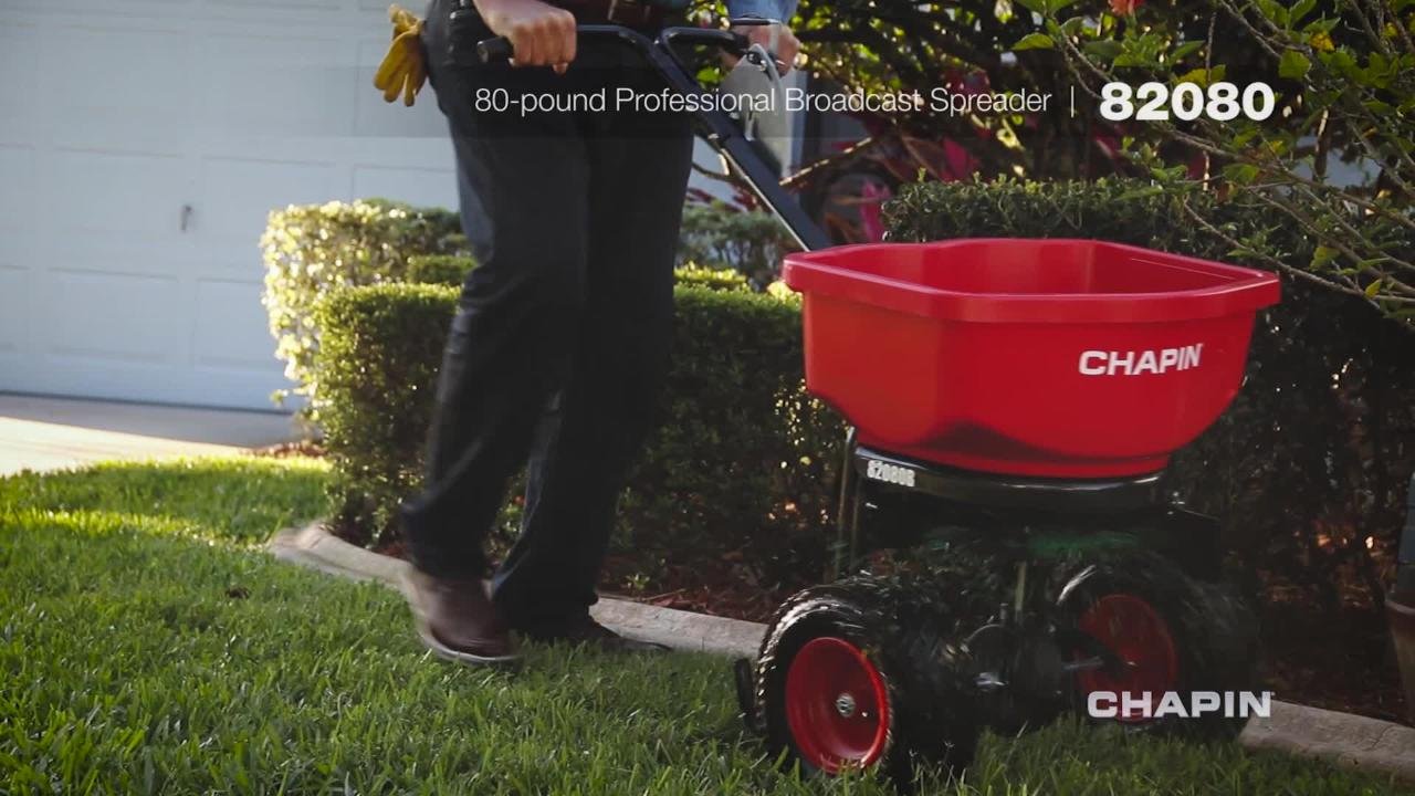 Chapin 80 lb. Capacity PRO Broadcast Spreader 82080 - The Home Depot