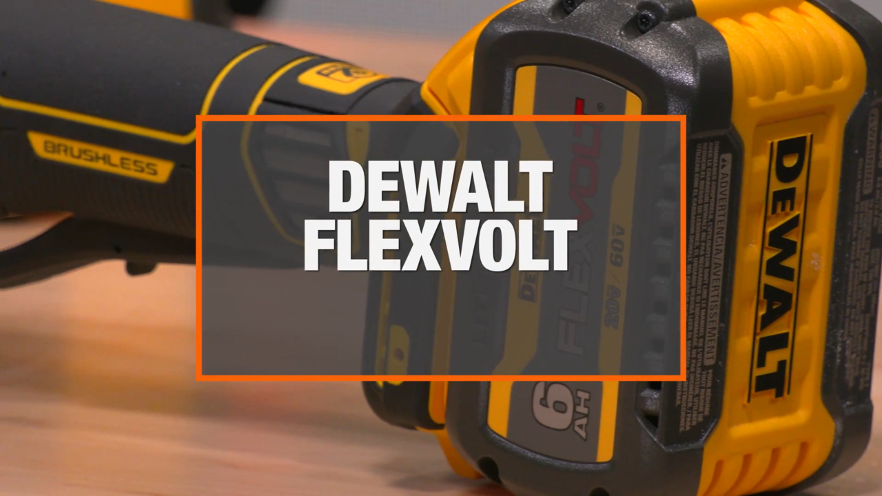 DEWALT 20V MAX Cordless Brushless 4.5 in. Paddle Switch Angle Grinder  with FLEXVOLT ADVANTAGE (Tool Only) DCG416B The Home Depot