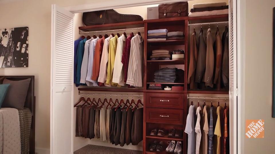 DIY Closet Organizer - The Home Depot