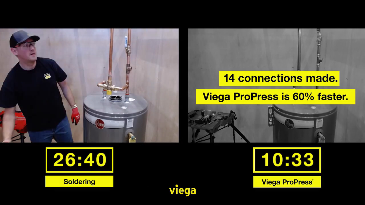 Viega ProPress 1/2 in. Press Zero-Lead Bronze Ball Valve 77410 - The Home  Depot