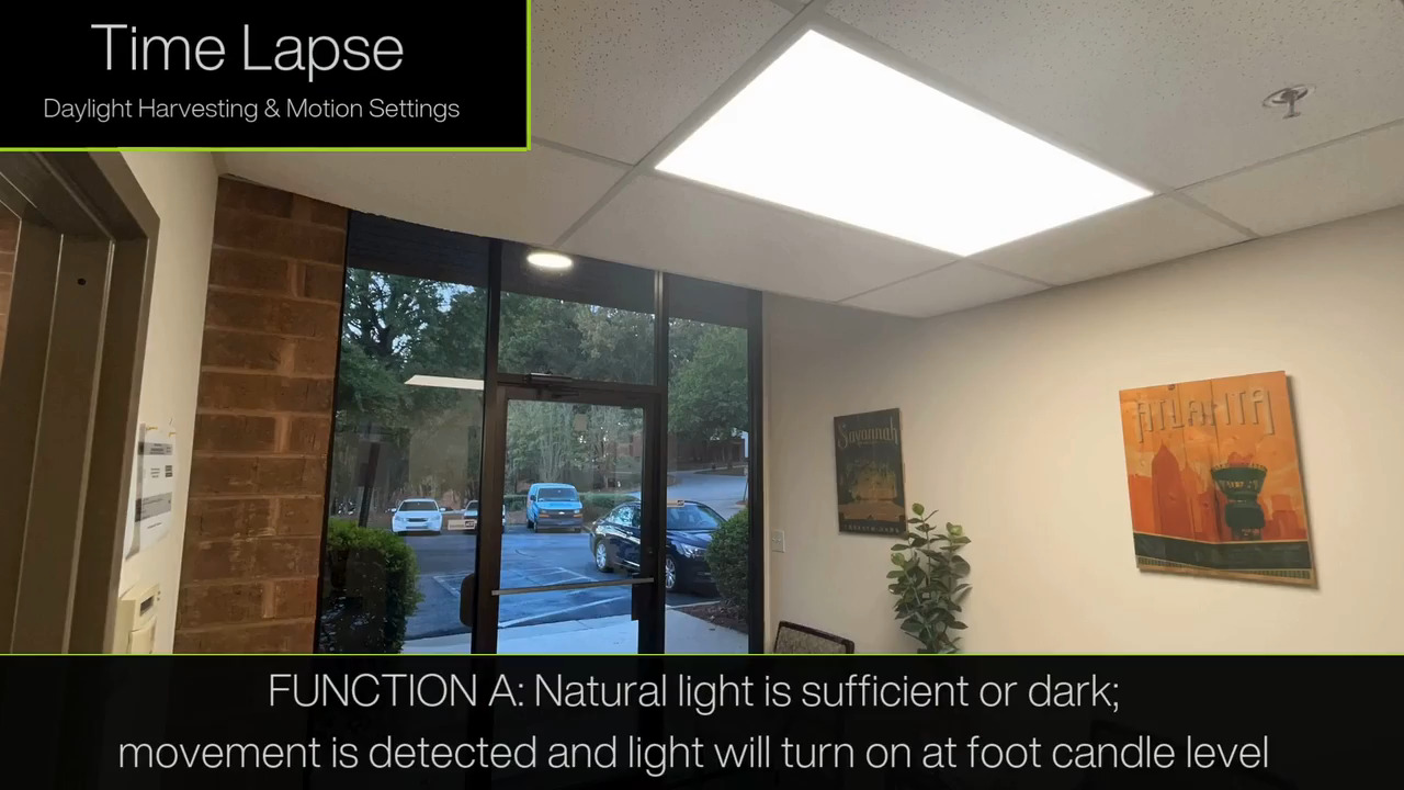 ENERGETIC LIGHTING 2 ft. x 4 ft. 5895Lumens LED Recessed Lay-In Troffer kit Panel Light CCT and Wattage Selectable with Occupancy Sensor