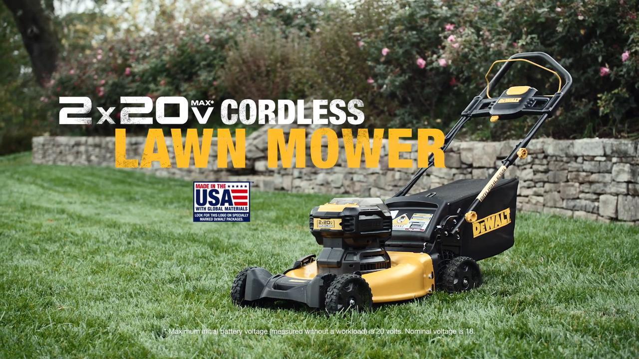 Black & Decker (19) 36-Volt Cordless 3-In-1 Self-Propelled Lawn Mower