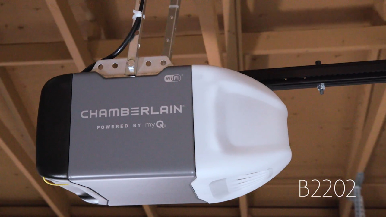 Chamberlain 1/2 HP Smart Quiet Belt Drive Garage Door Opener B2202 - The  Home Depot