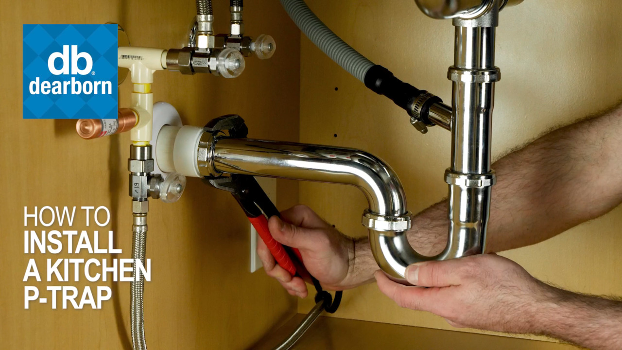 Dearborn Brass 1-1/2 20-Gauge Brass Sink Drain J-Bend, Chrome