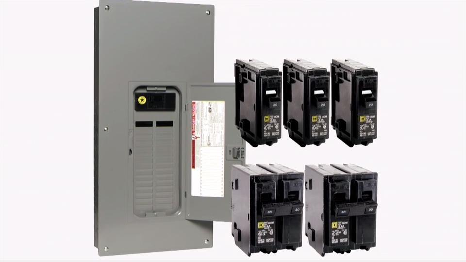 FAC-QO100 Square D QO Generator interlock kit 100 Amp Panel Factory Listed 