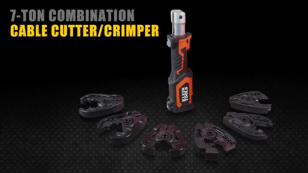 Battery-Operated BG Die/D3 Groove Crimper with Two 2 Ah Batteries Charger  and Bag