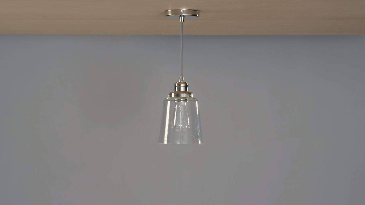 silver ceiling pendant