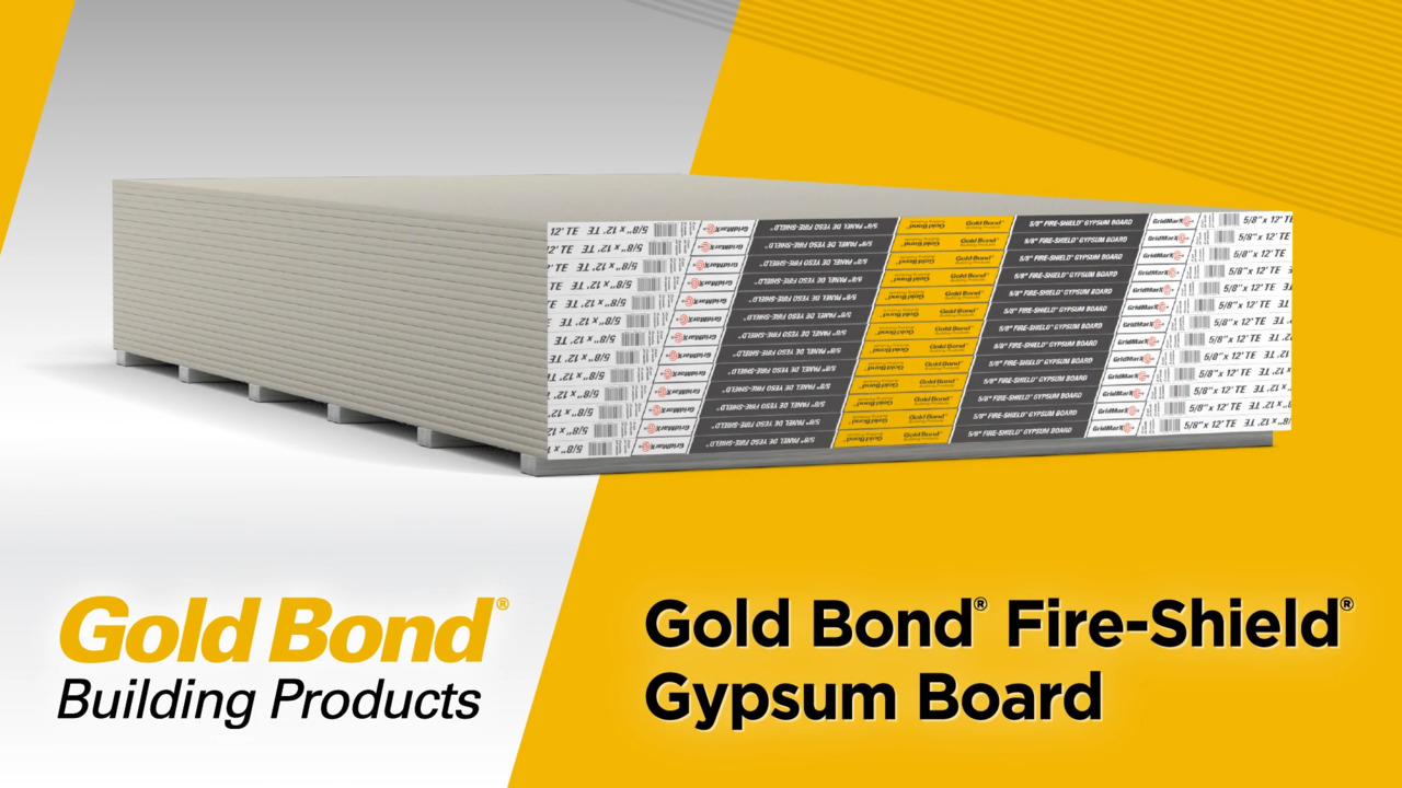 Fire-Rated Type X Gypsum Board