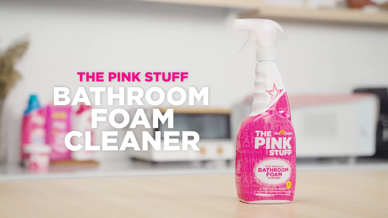The Pink Stuff Miracle 750 ml Bathroom Foam Cleaner (3-pack)