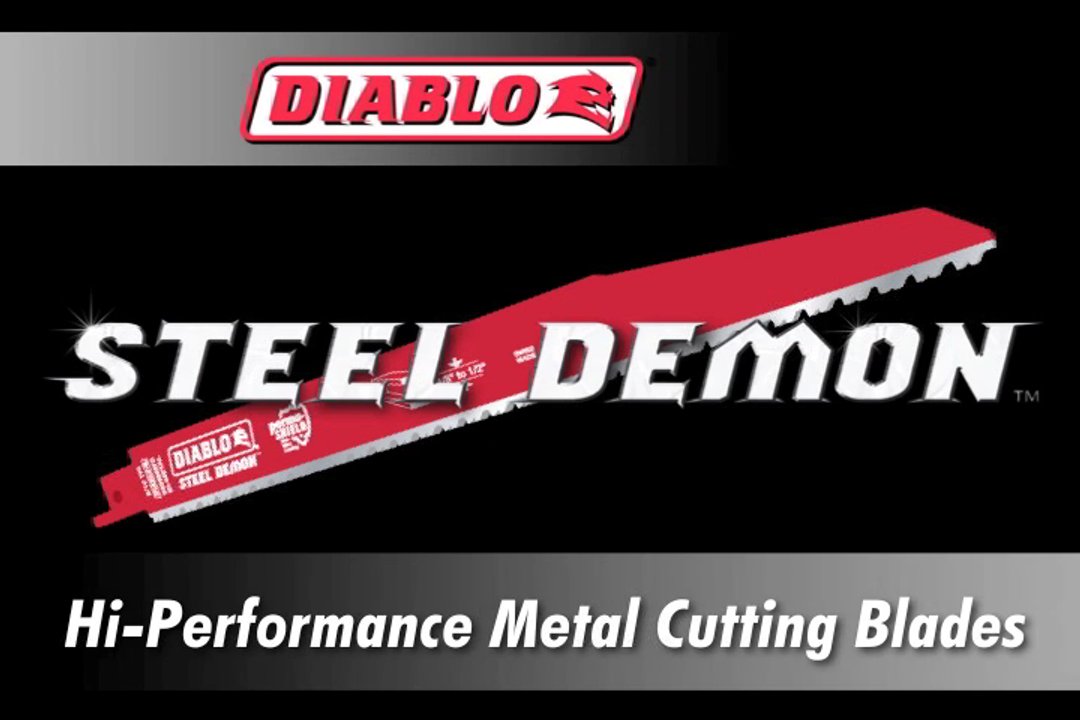 Diablo Steel Demon 6-Inch 8/10 TPI Bi-Metal Reciprocating Saw Blade – 5-Pack, Heavy-Duty Metal Cutting