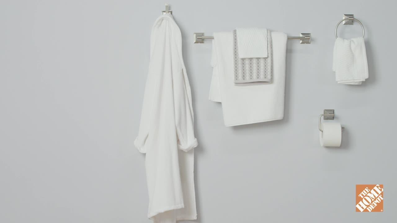 Highlander Collection 4-Piece Bathroom Hardware Kit in Satin Nickel