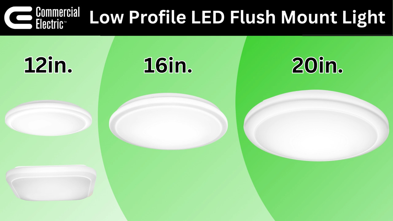Lithonia Lighting LED low profile square flush mount 12-in White Modern/Contemporary LED Flush Mount Light Lithonia Lighting LED low profile square flush mount 12-in White Modern/Contemporary LED Flush Mount Light