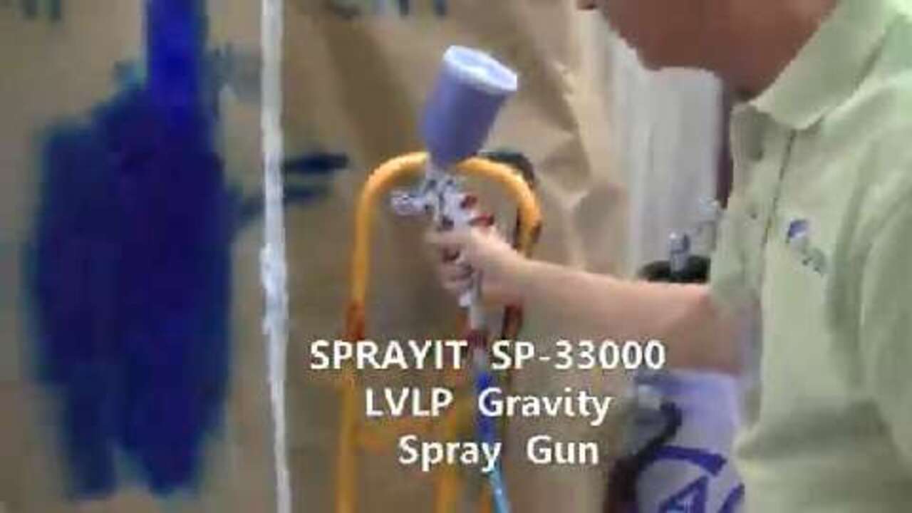 SPRAYIT SP-33000 LVLP Gravity Feed Paint Spray Gun