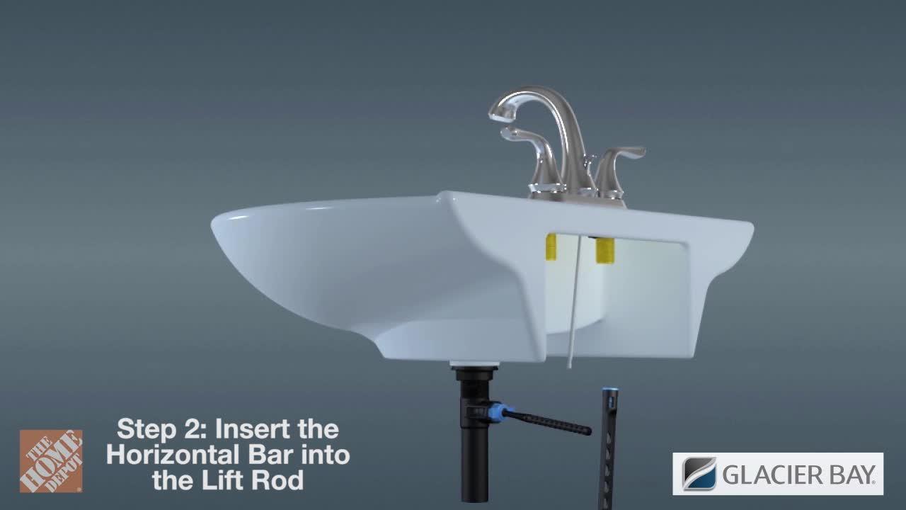 glacier bay kitchen sink drain installation