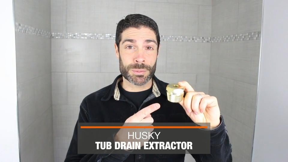 Husky Tub Drain Extractor 65255 - The Home Depot