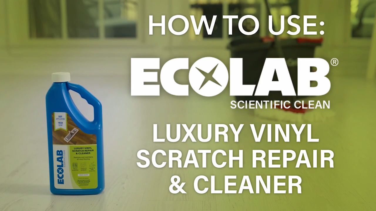 ECOLAB - 32 oz. Luxury Vinyl Scratch Repair and Cleaner Concentrate