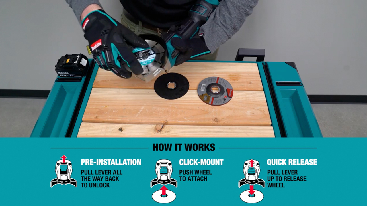 Makita X-LOCK 4-1/2 in. Diamond Blade Variety Pack for