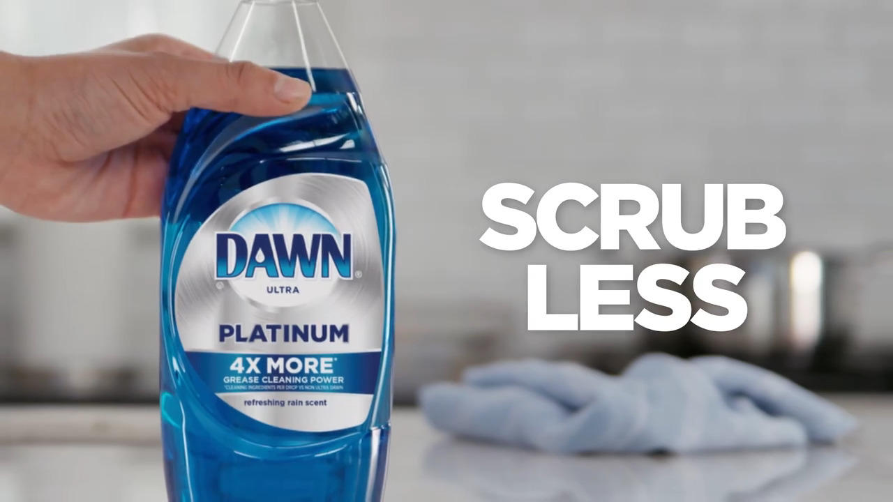 Dawn Ultra Platinum plus sponge 3-Pack 24-oz Refreshing Rain Dish Soap in  the Dish Soap department at