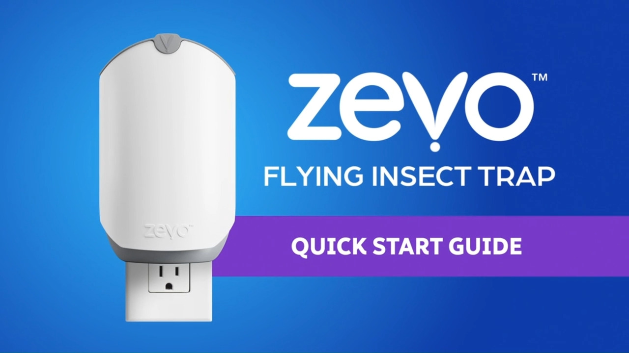 ZEVO Flying Insect Trap Full Size 1-Plug-In Device and 1-Refill