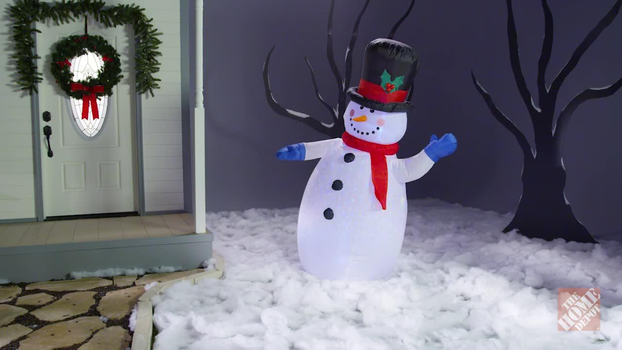 Premium AI Image  A realistic snowman builder set apart against a