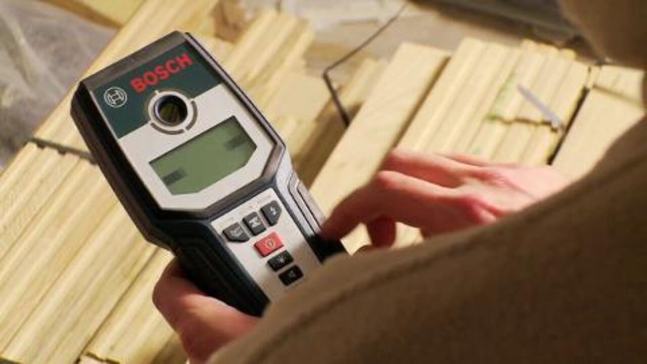 Bosch Digital Wall Scanner with Modes for Wood, Metal, and AC Wiring GMS120  - The Home Depot