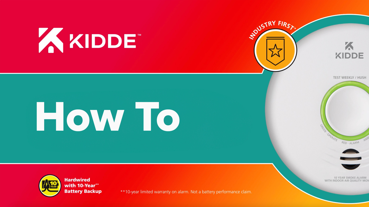Kidde Smart Hardwired Wi-Fi Enabled Smoke Detector and Indoor Air Quality  Monitor Photoelectric Sensor 21032069 21032069