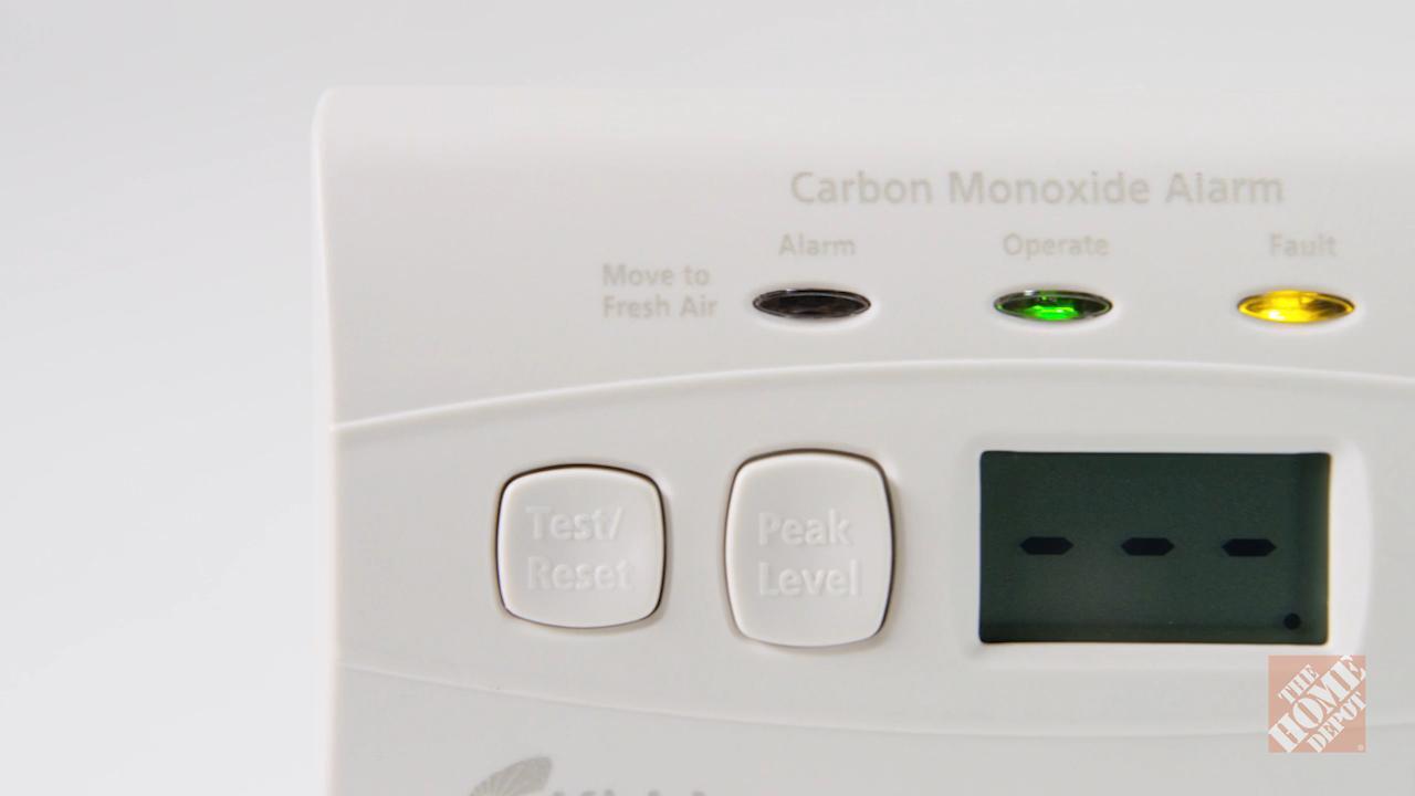 Battery Operated Compact Carbon Monoxide Detector 