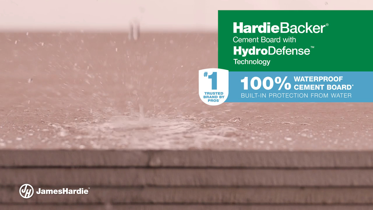James Hardie HardieBacker 1/2 in. x 3 ft. x 5 ft. Cement Backerboard