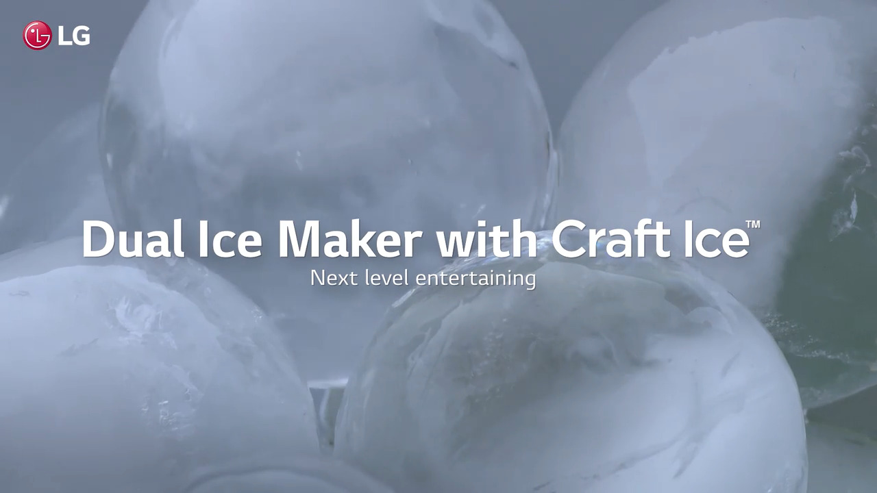 LG Craft Ice Refrigerator with Dual Ice Makers