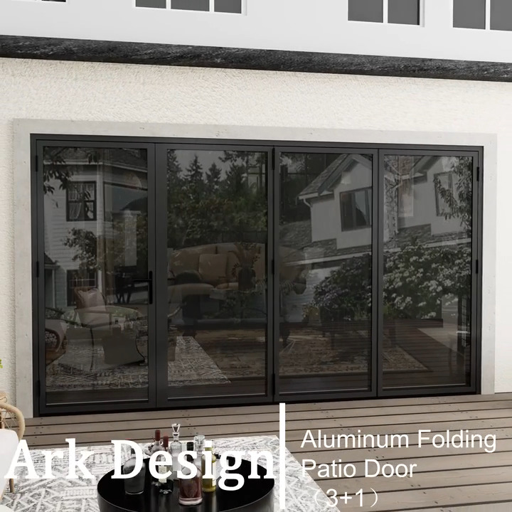 ARK DESIGN 132 in. x 80 in. Right Swing/Outswing Double Tempered