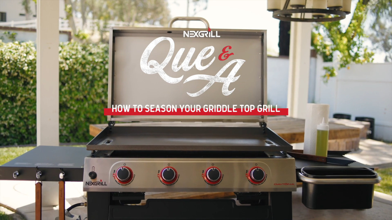 Nexgrill Daytona 1-Burner Propane Gas Table Top Grill 17 in. Flat