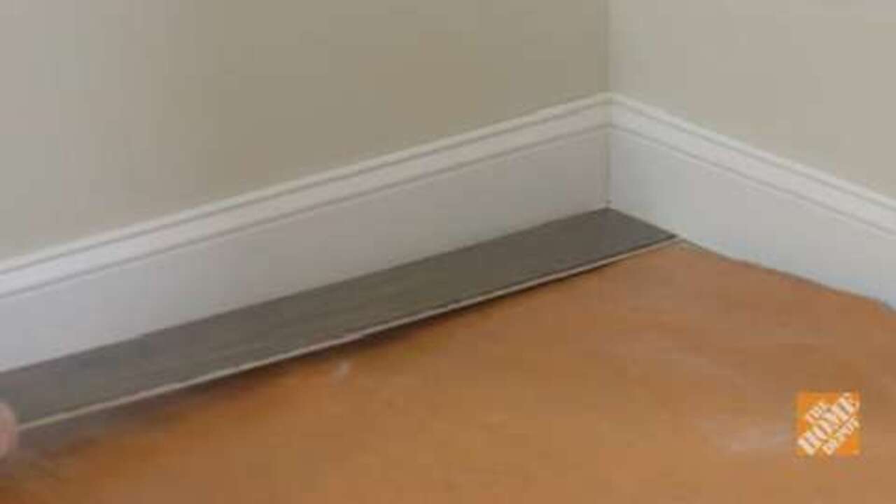 Installing Laminate Flooring: Step 6 - Install First Row - Flooring ...
