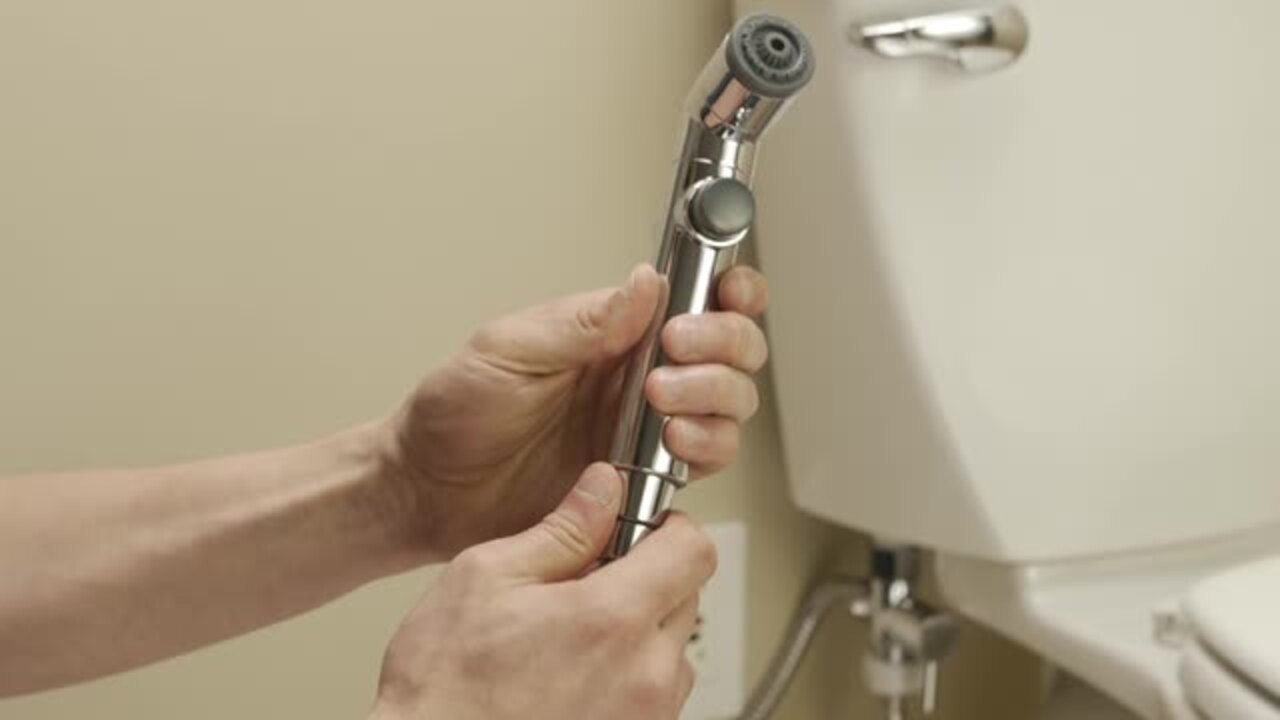 Pulverizador de bidé de mano para inodoro: accesorio de bidé avanzado  Brondell CleanSpa con control de presión de precisión Jet Spray - Bidé