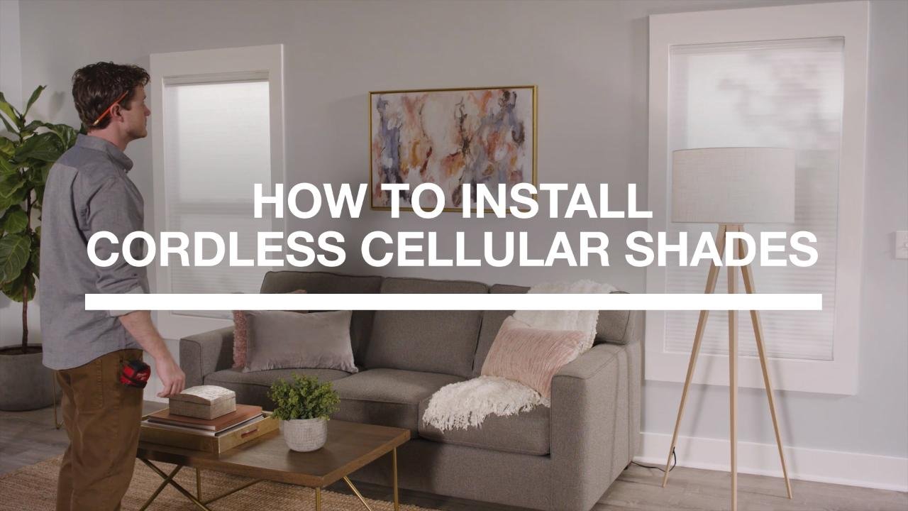 How To Install Cordless Cellular Shades DIY Projects Ideas How To 