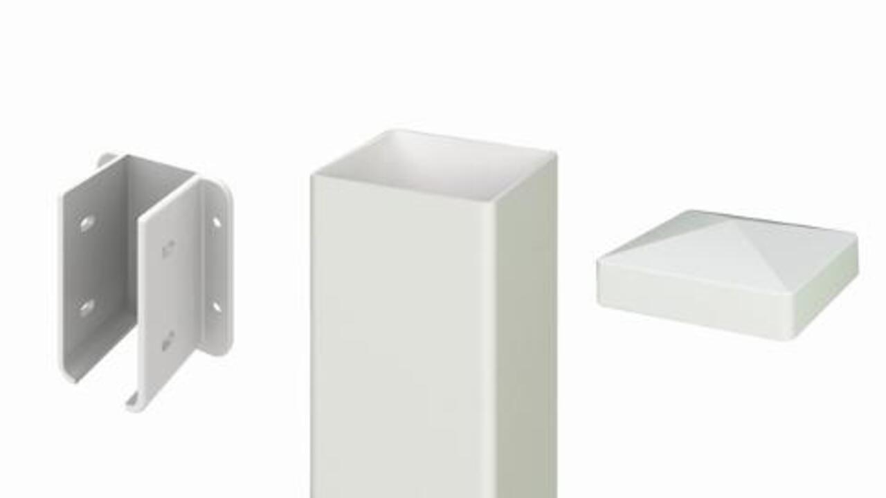 Glendale 4 ft. H x 8 ft. W White Vinyl Spaced Picket Unassembled Fence Panel with Dog Ear Pickets Glendale 4 ft. H x 8 ft. W White Vinyl Spaced Picket Unassembled Fence Panel with Dog Ear Pickets
