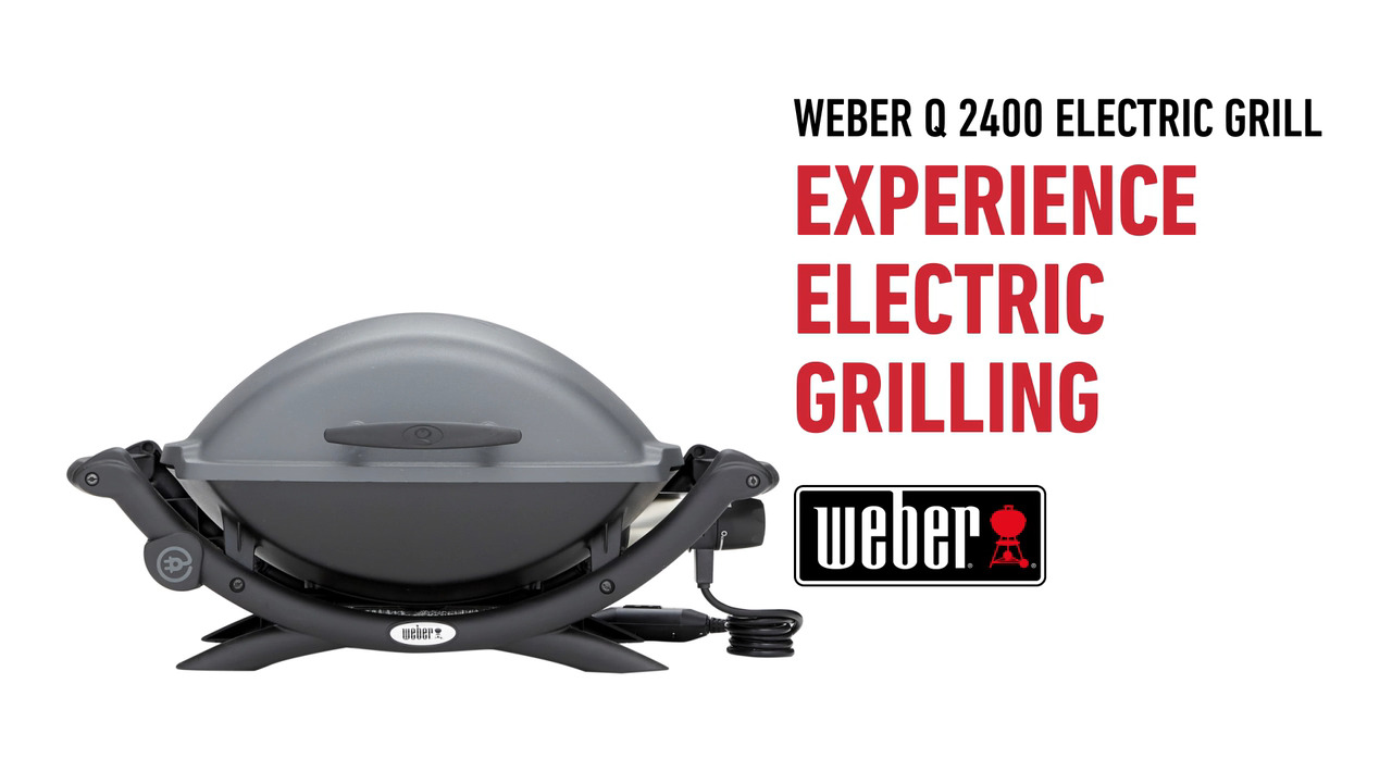 Weber Q 2400 1-Burner Portable Electric Grill in Gray 55020001