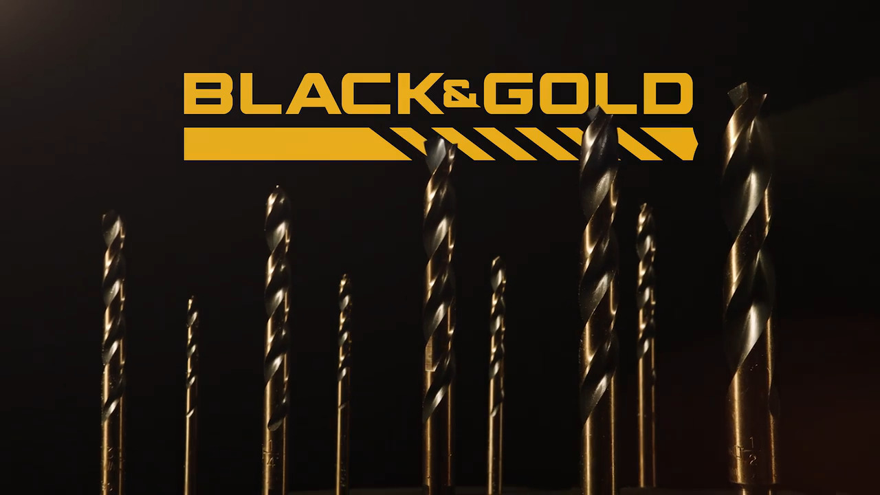 Black and Gold Drill Bit 3/8 in. x 12 in.