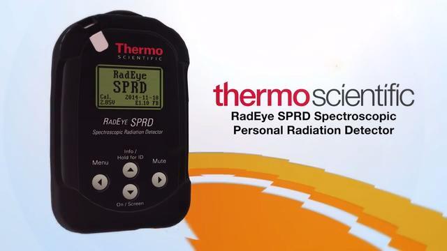 Thermo Scientific RadEye SPRD Spectroscopic Personal Radiation Detector  Product Overview