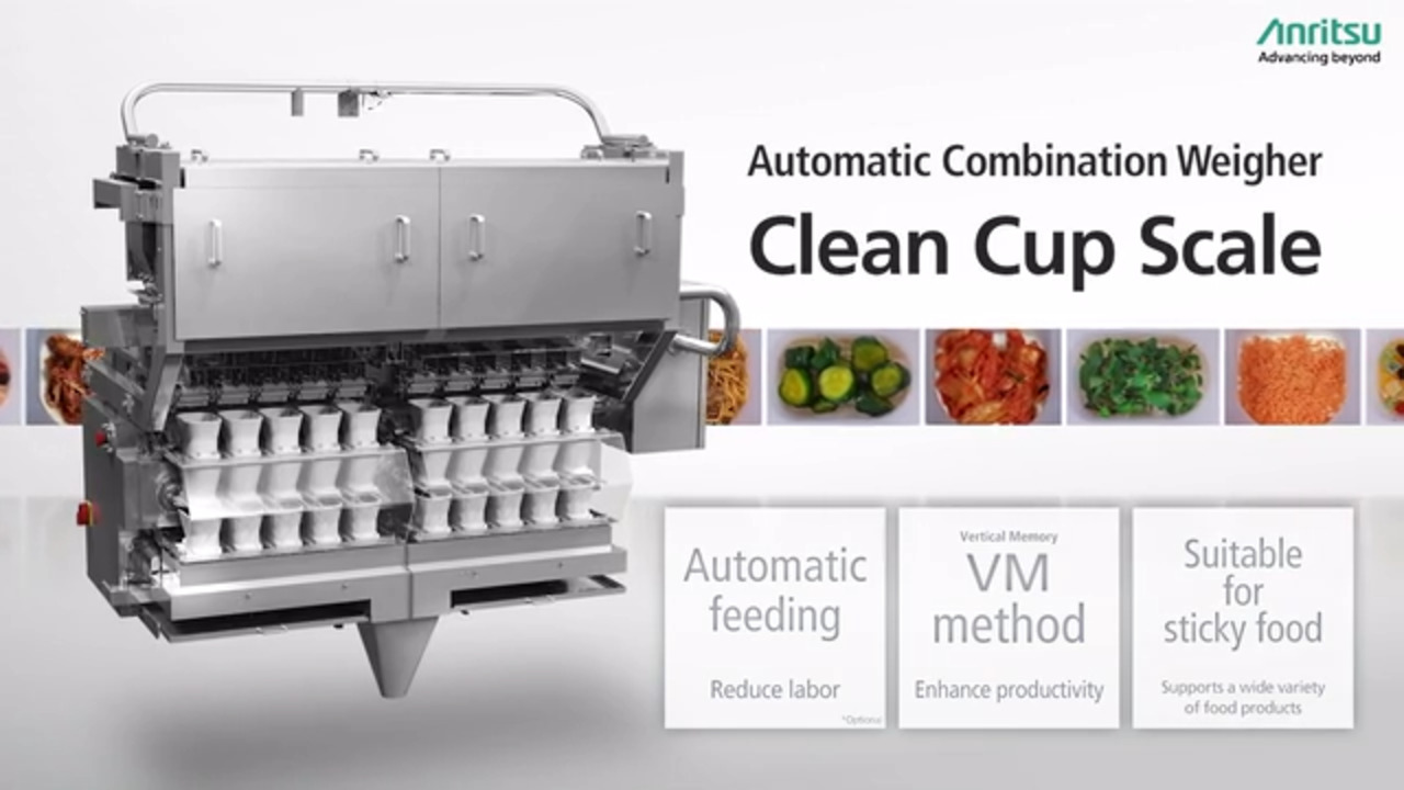 Clean Cup Scale with Automatic Feeding System