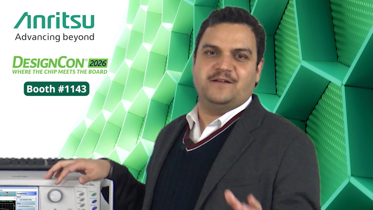 Anritsu at DesignCon 2026 | 448G PAM6 Cable Validation and Automated High-speed Interconnect Testing  | Booth #1143