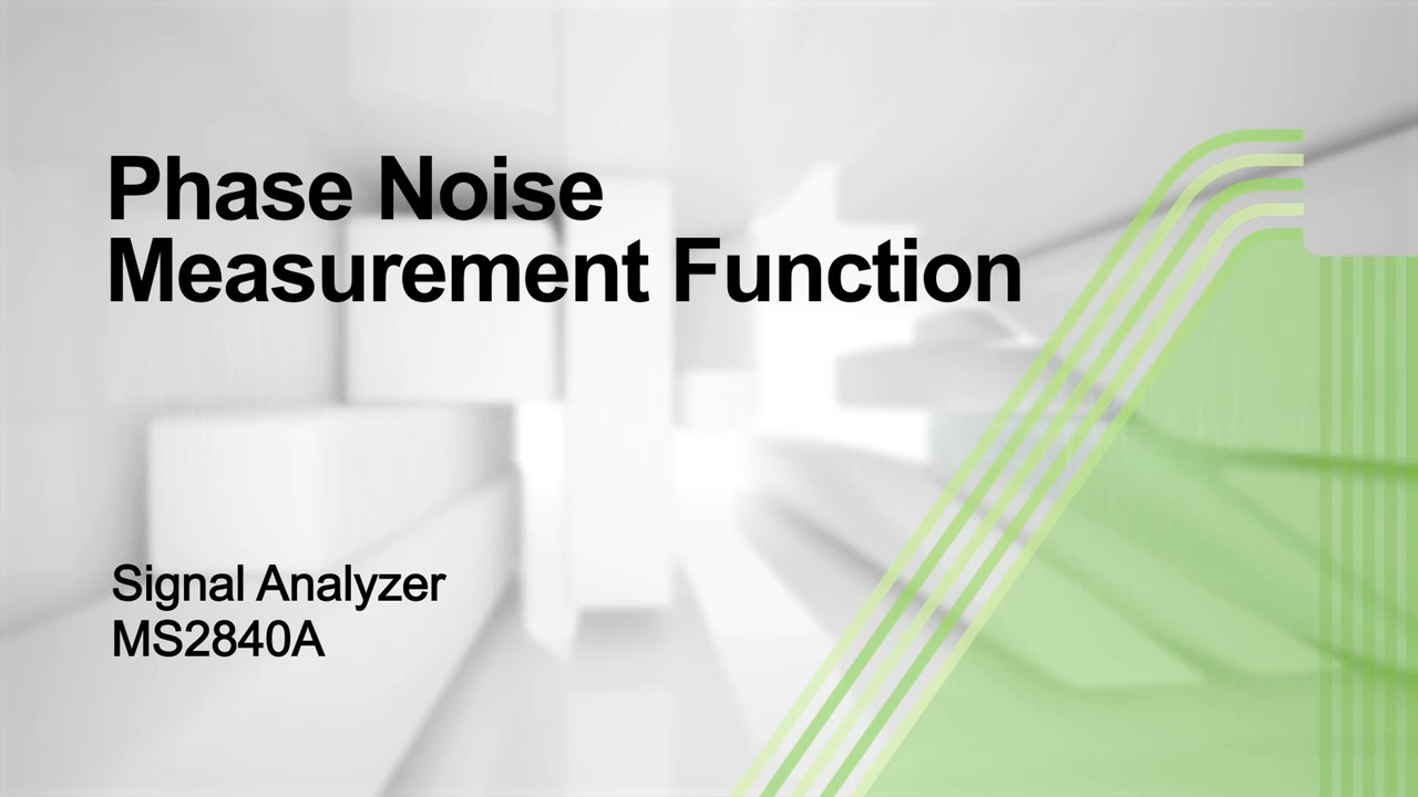 Phase Noise Measurement Functionality