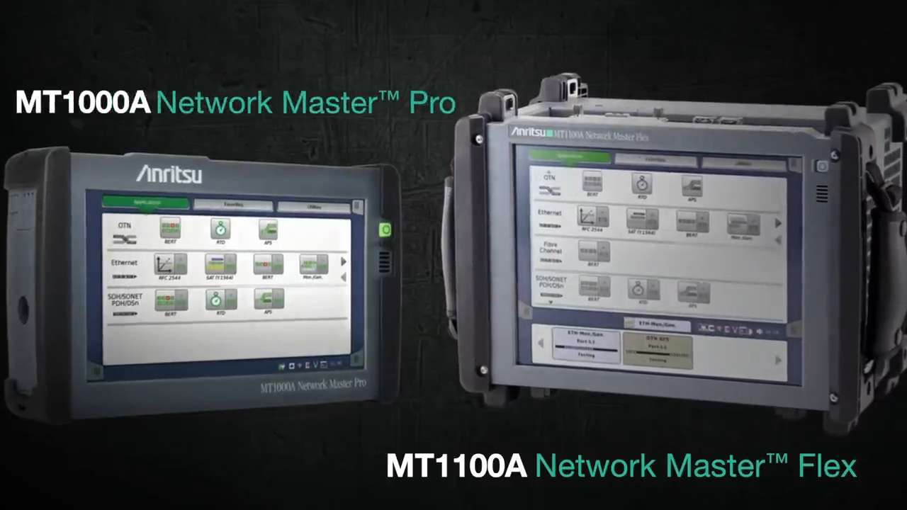The MT1100A Network Master Flex and MT1000A Network Master Pro-1